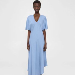Theory Blue silk Georgette dress
